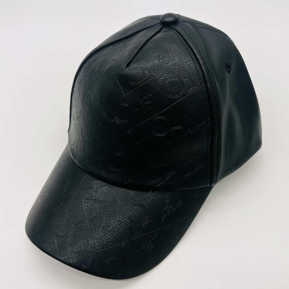 Walt Disney World 50th Anniversary Lux Black Leather Hat (NWT)